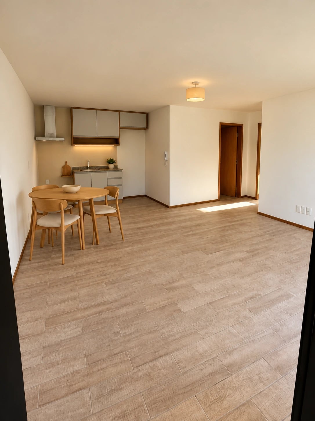 Apolo I, cocina y comedor integrados
