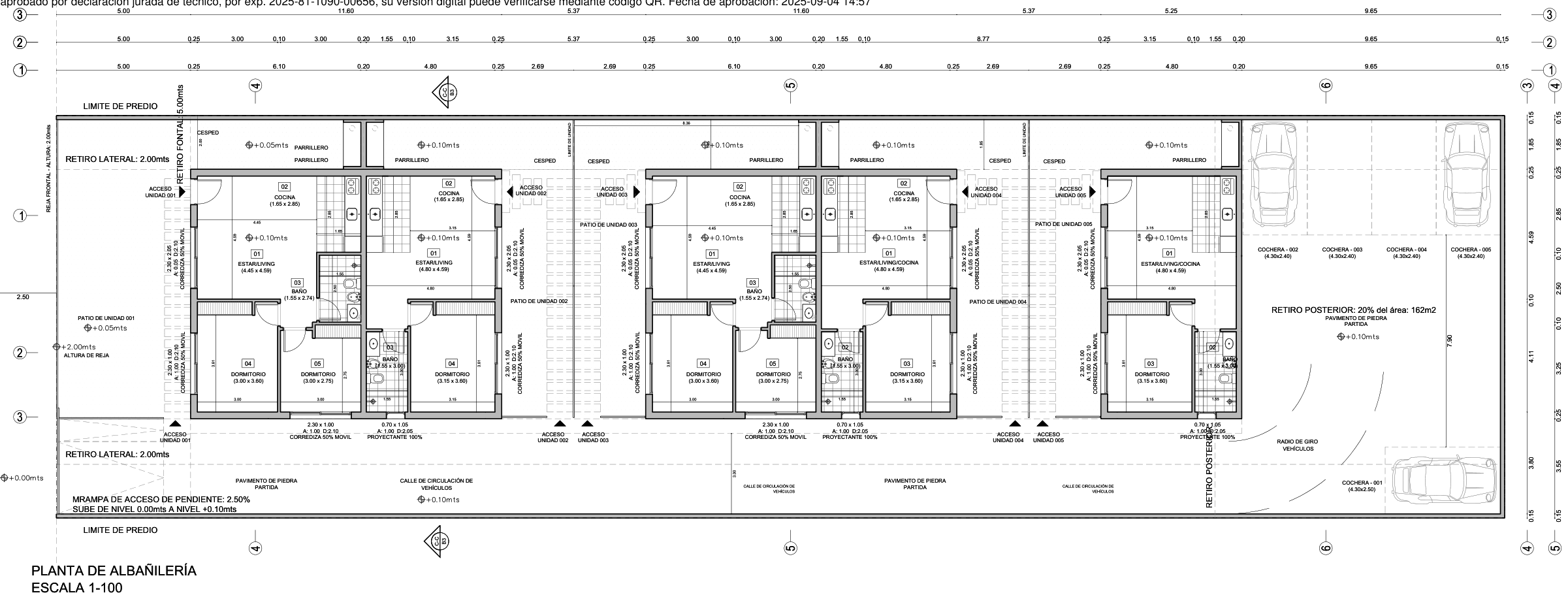 Apolo 1, planta del plano aportado
