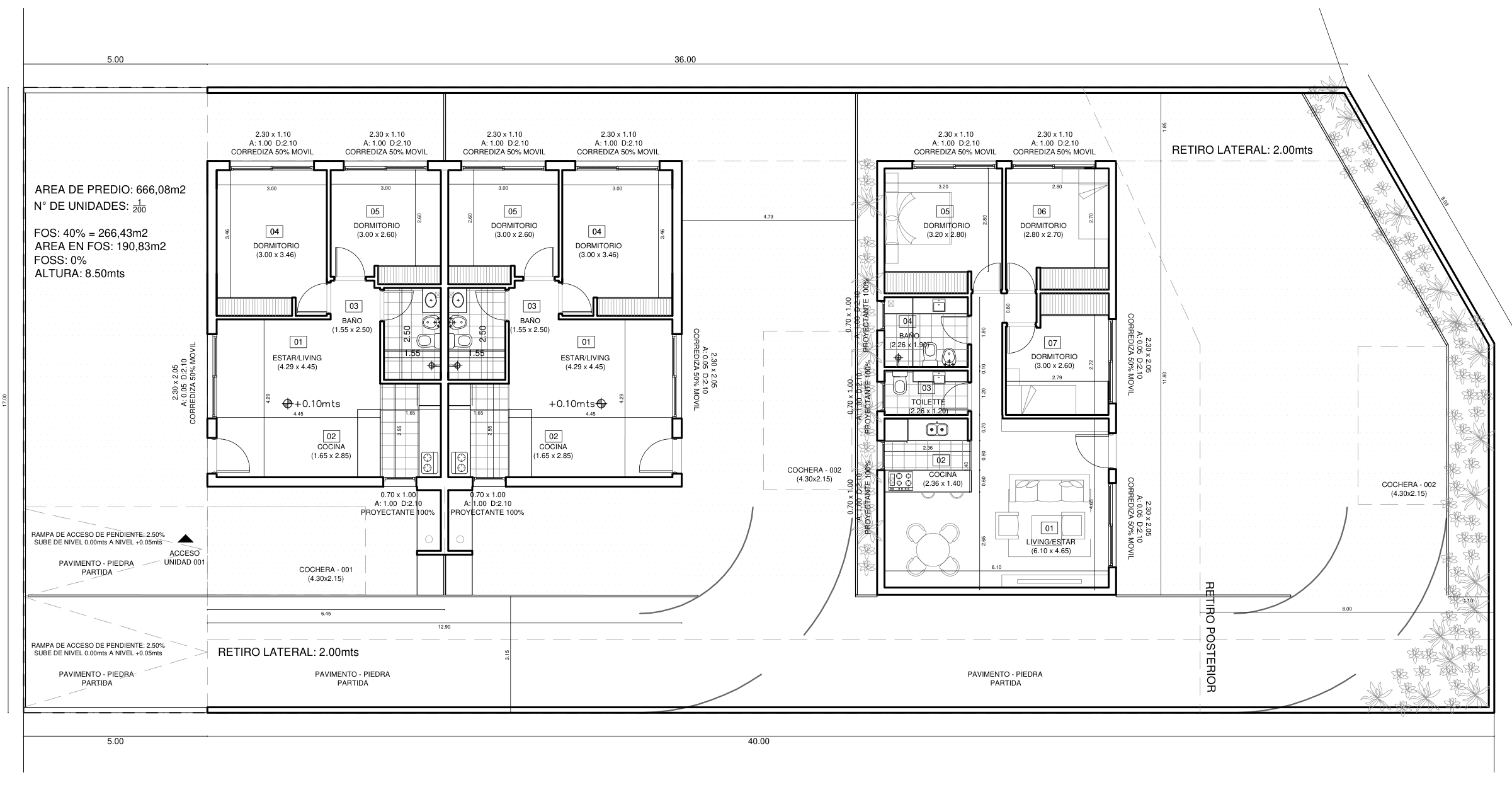 Apolo 2, planta del plano aportado